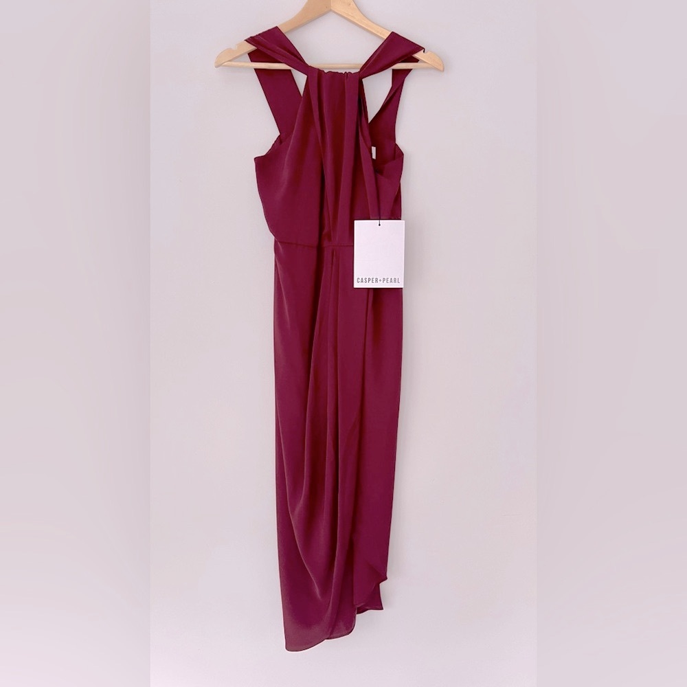 JOPLIN MAROON DRESS (FINAL SALE🩵)